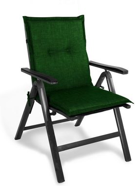 Aspero Sitzauflage 6 Stuhlauflagen Niedriglehner, (Set), Wasserabweisend