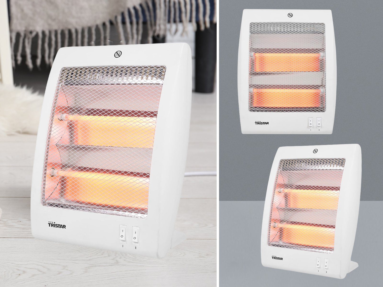 Tristar Heizstrahler, 800 W, 2er SET Kleiner Heizlüfter leise Elektro Schne günstig online kaufen