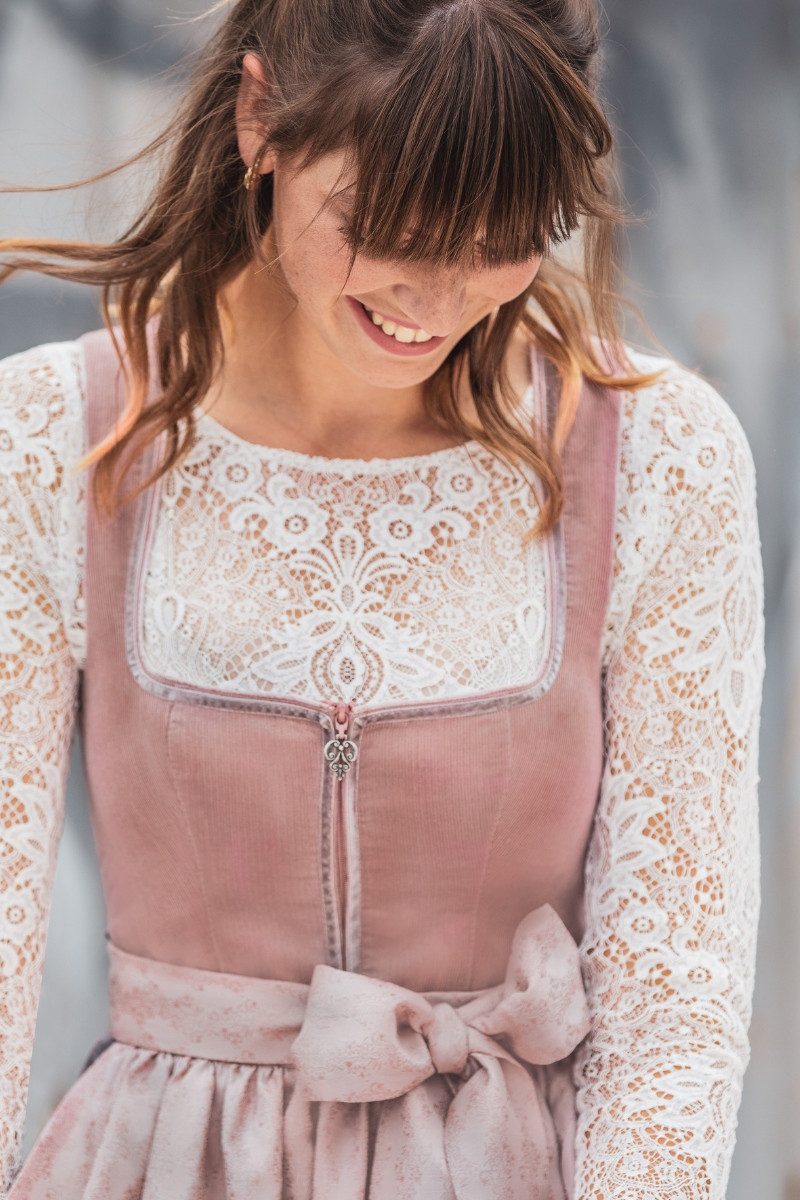 MarJo Dirndl Cord Dirndl 2tlg. - MARILENA - altrosa/mauve/puder günstig online kaufen