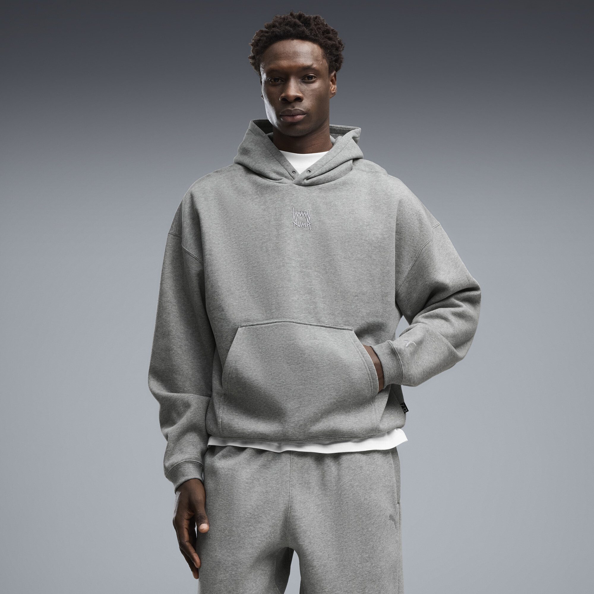 PUMA Hoodie Funtals Fleece Relaxed Basketballhoodie Herren