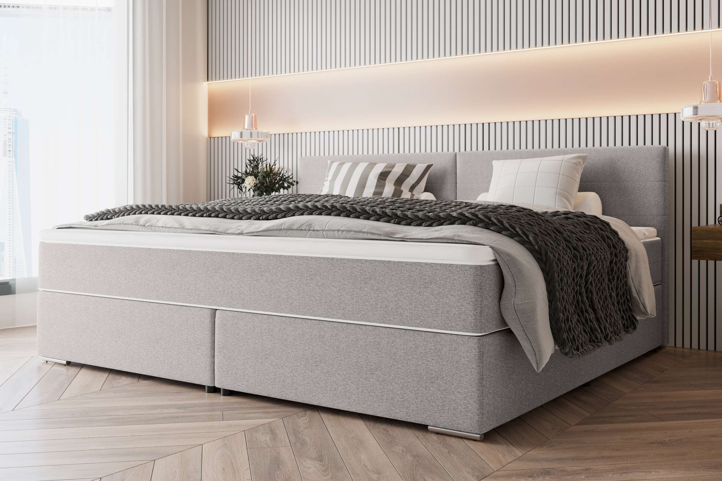 99rooms Boxspringbett Phönix Familienbett (Schlafzimmerbett, Bett), mit Tas günstig online kaufen