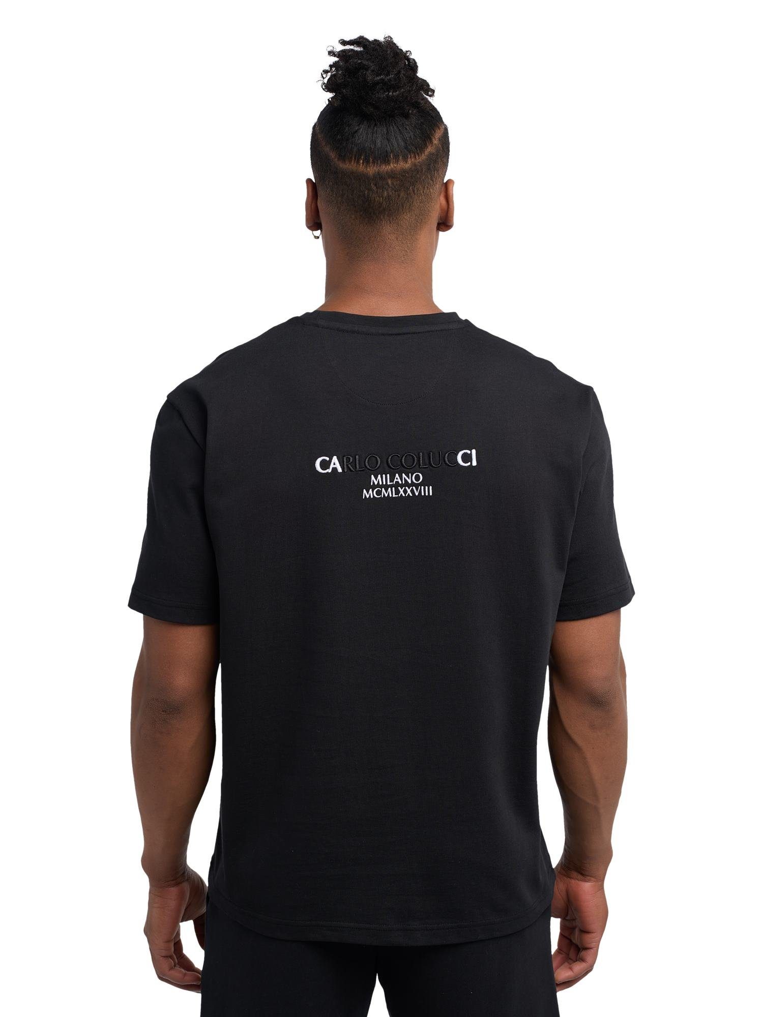 CARLO COLUCCI T-Shirt De Schwarz Pandis