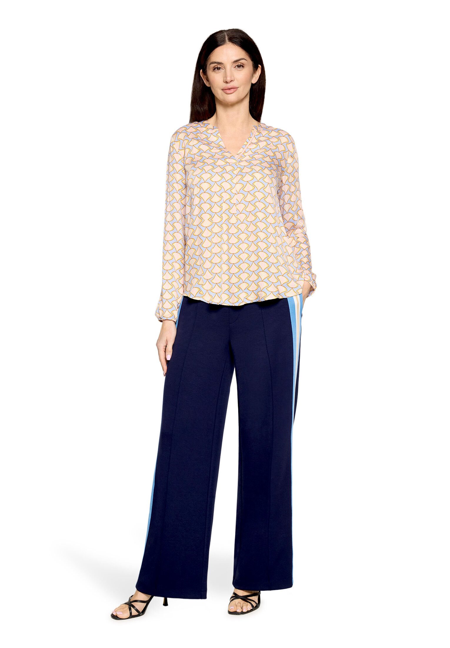 Cartoon Schlupfbluse Damen mit Muster