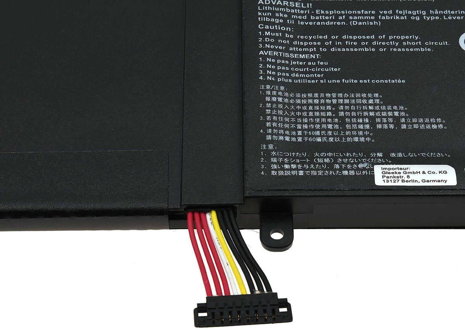 Asus (15.2 3700 V) Akku mAh Powery Laptop-Akku Typ C41N1416 für
