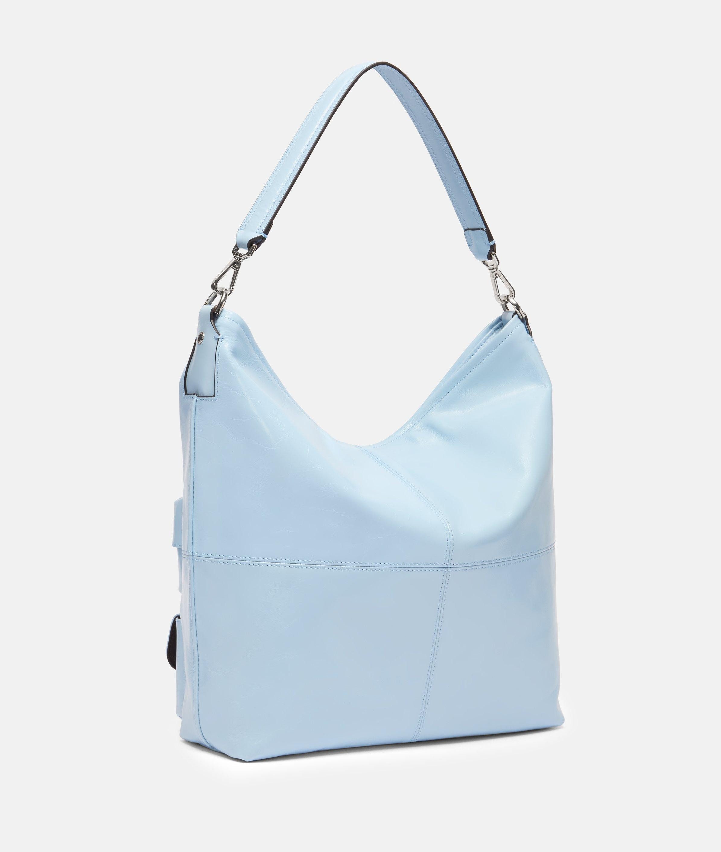 Liebeskind Berlin Schultertasche Archive LK 204 Hobo M, Geräumige Hobo-Bag aus Leder mit glossy Finish