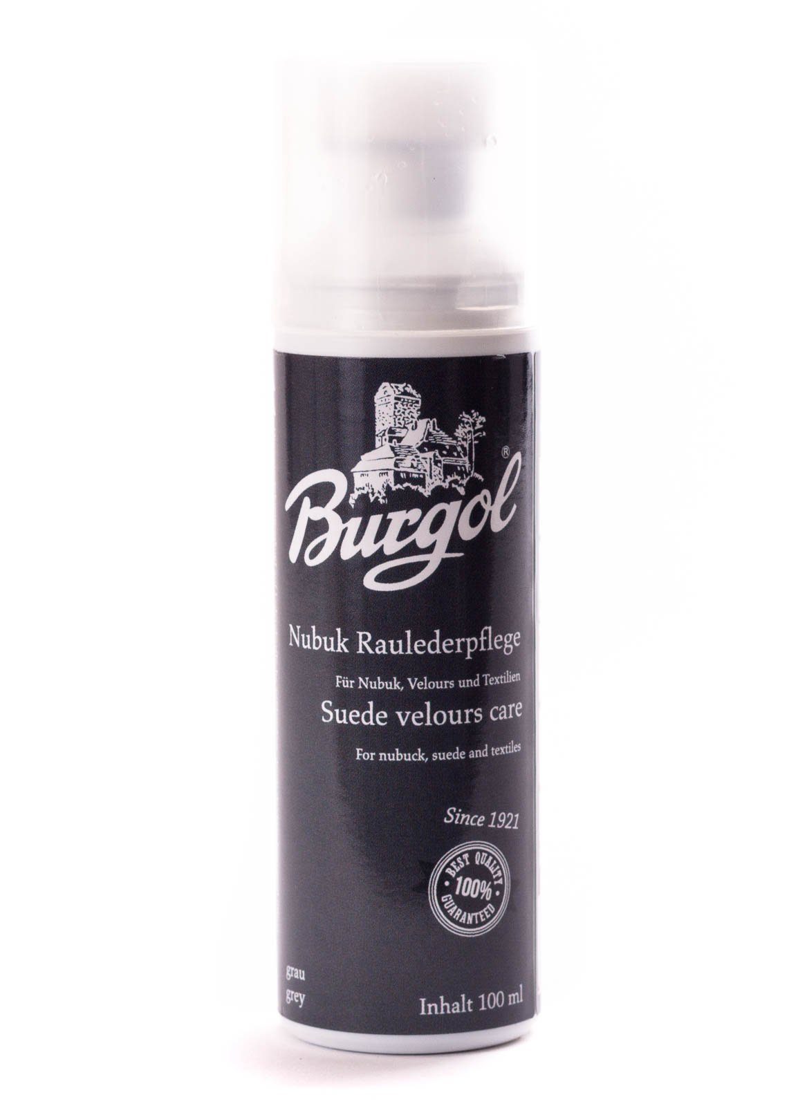 Burgol BURGOL Nubuk-Rauhlederpflege Wildleder 100ml Grau Lederpflege