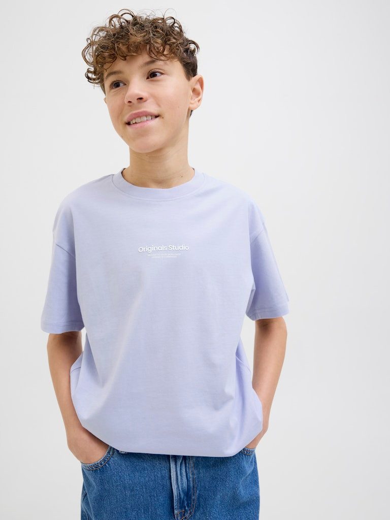Jack & Jones Junior T-Shirt JORVESTERBRO TEE SS CREW NECK (1-tlg) Passform loose fit