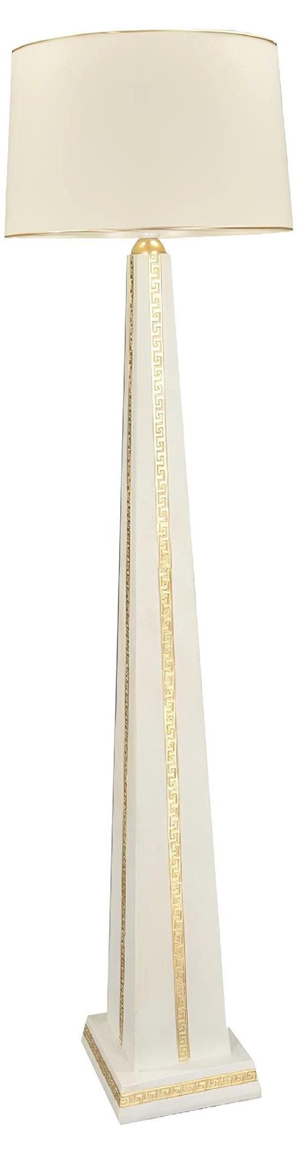 Xlmoebel Stehlampe Moderne Stehleuchte mit pyramidenförmigem Lampenschirm in edlem Design, Hergestellt in Europa