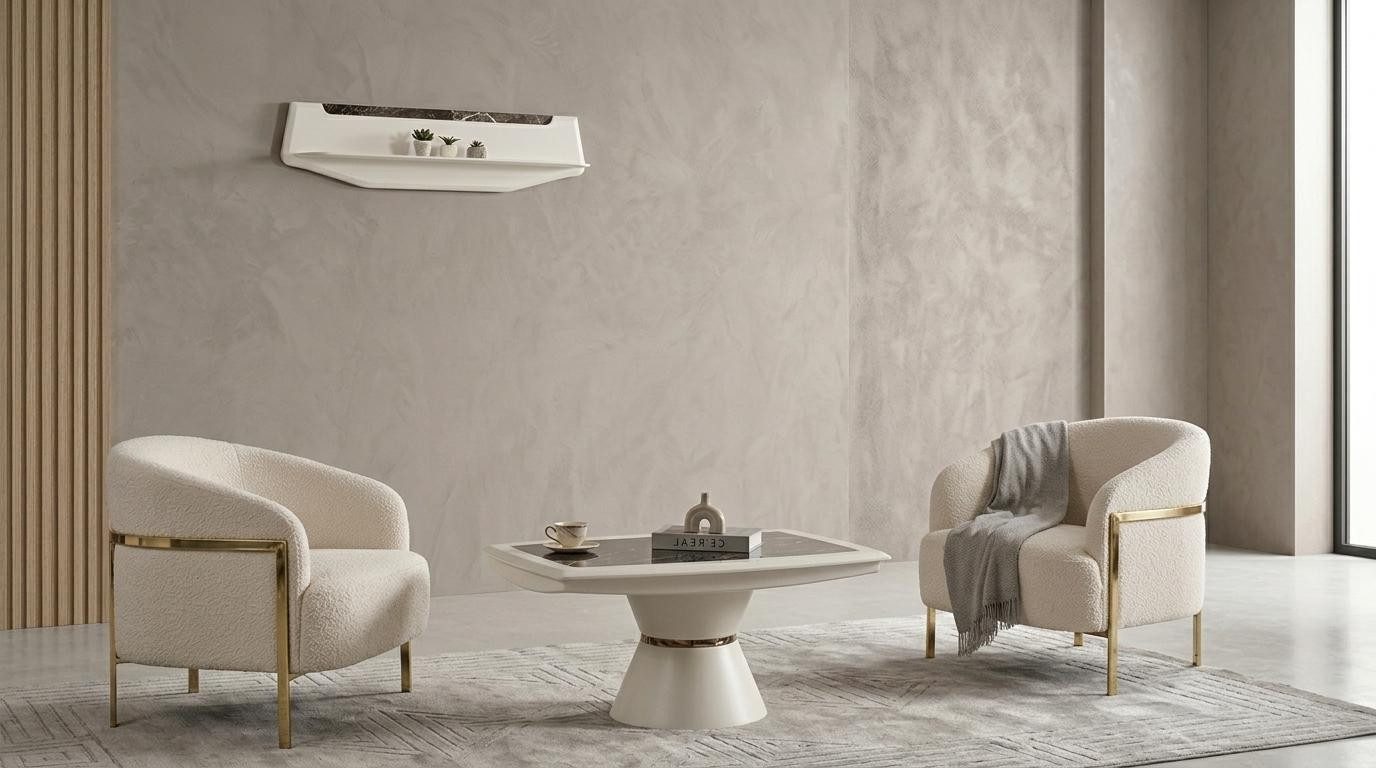 Xlmoebel Couchtisch Moderner skulpturaler Couchtisch Design Wohnzimmertisch, Made in Europa