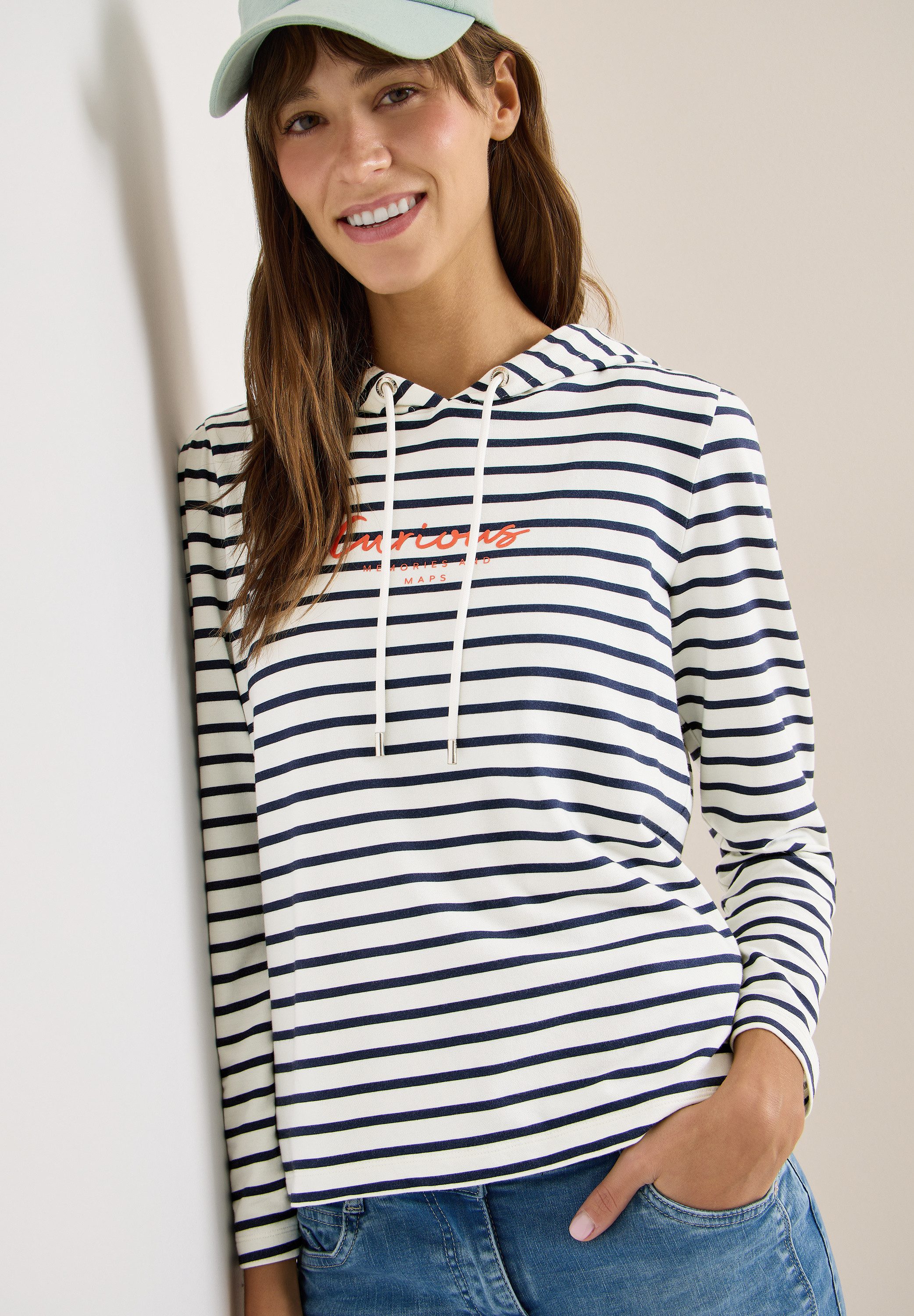 CECIL Langarmshirt im soften Baumwoll-Mix günstig online kaufen