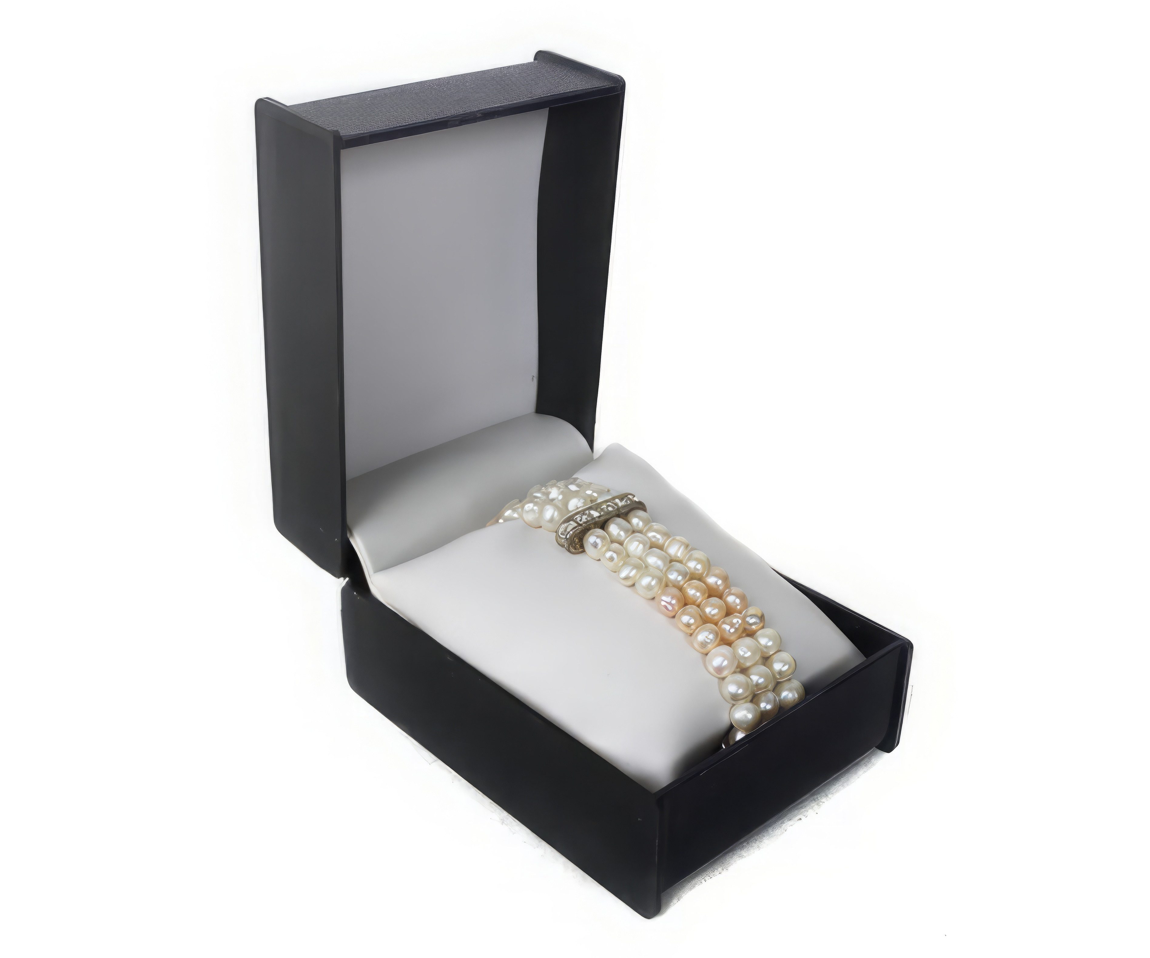 Yudu Schmucketui Uhretuis Schmuckschachtel Uhrbox Schmuckkästchen mit Uhrkissen