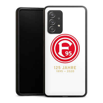 DeinDesign Handyhülle Logo 125 Jahre Fortuna Weiß, Samsung Galaxy A52 5G Organic Case Bio Hülle Nachhaltige Handyhülle