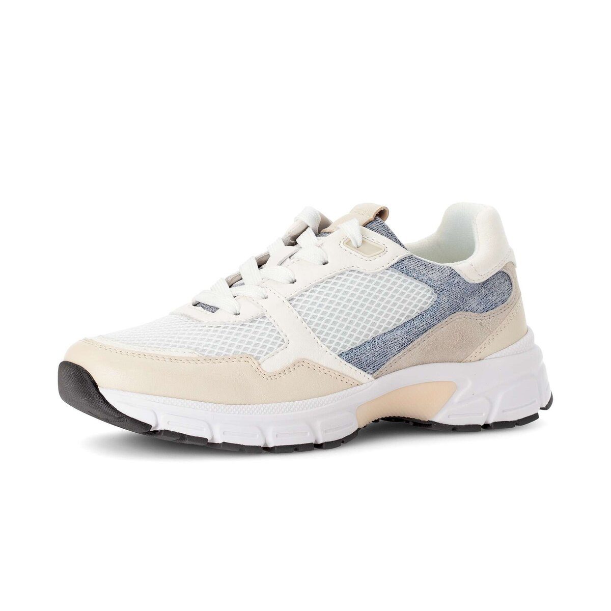 Sneaker low Materialmix Leder/Lederimitat Sneaker