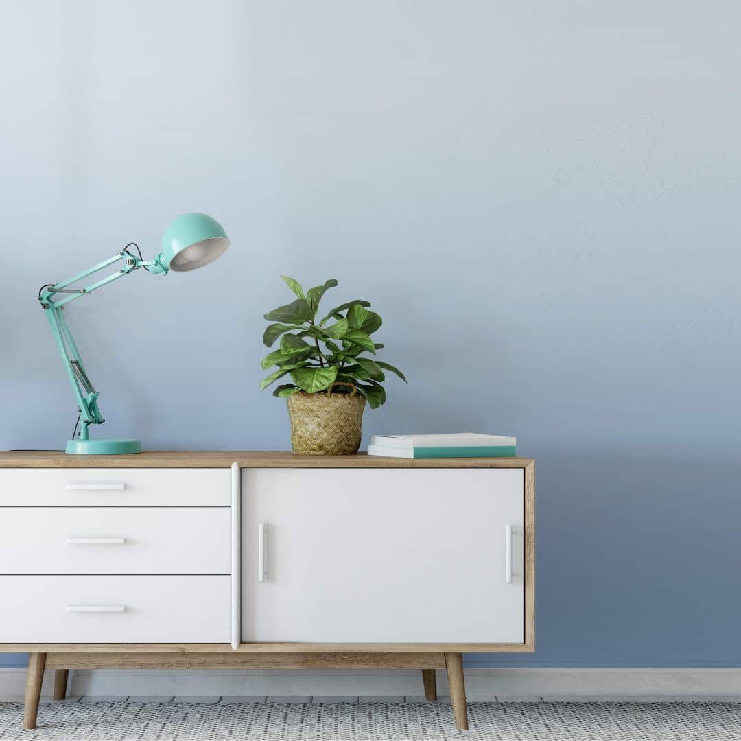 K&L Wall Art Fototapete Große Fototapete Ombre Hellblau Wolken Schlafzimmer Tapete Blau, Farbverlauf Vliestapete