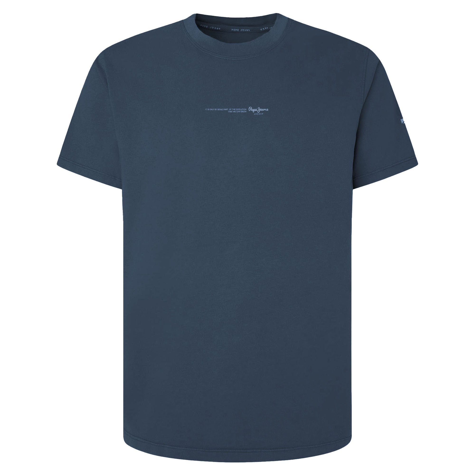 T-Shirt Rundhals, Herren TEE, Pepe Jeans Dunkelblau DAVID - Kurzarm T-Shirt