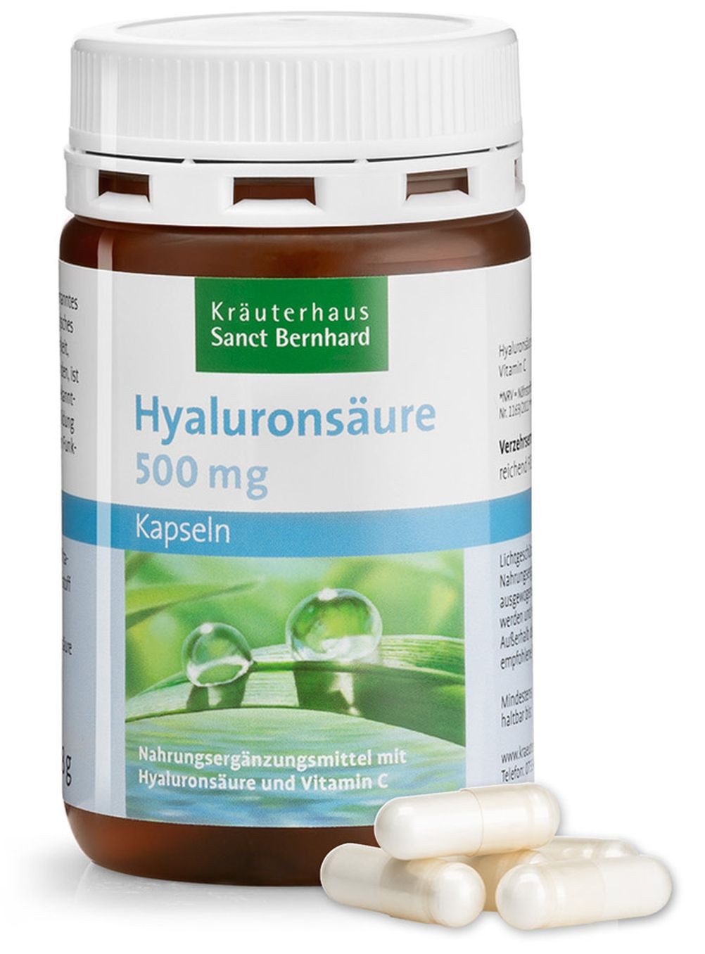 Sanct Bernhard Sanct Bernhard Hyaluronsäure 500 mg – 90 Kapseln Kapseln