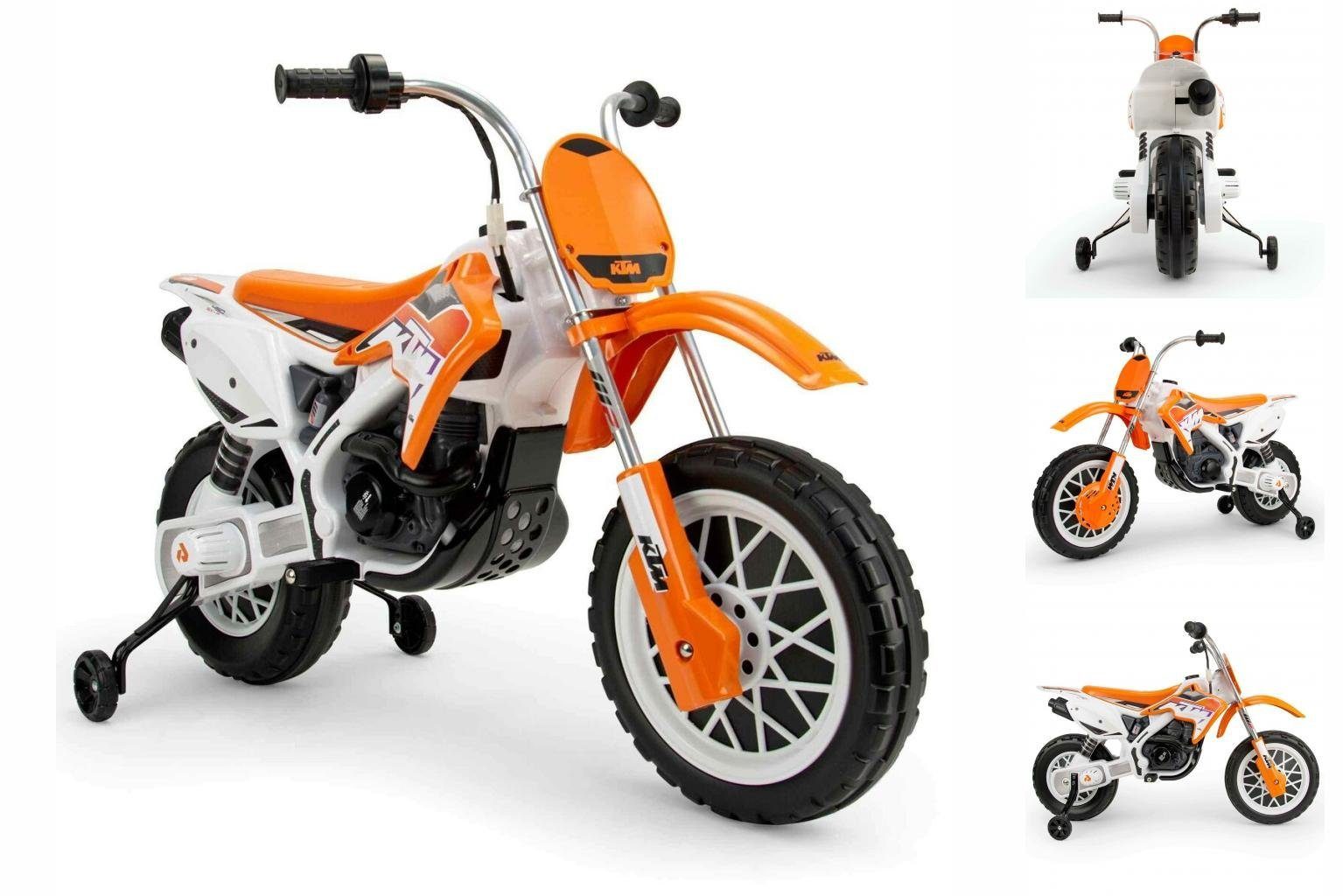 INJUSA Rutscherauto Kinder-Elektro-Roller Injusa Cross KTM SX Orange 12 V