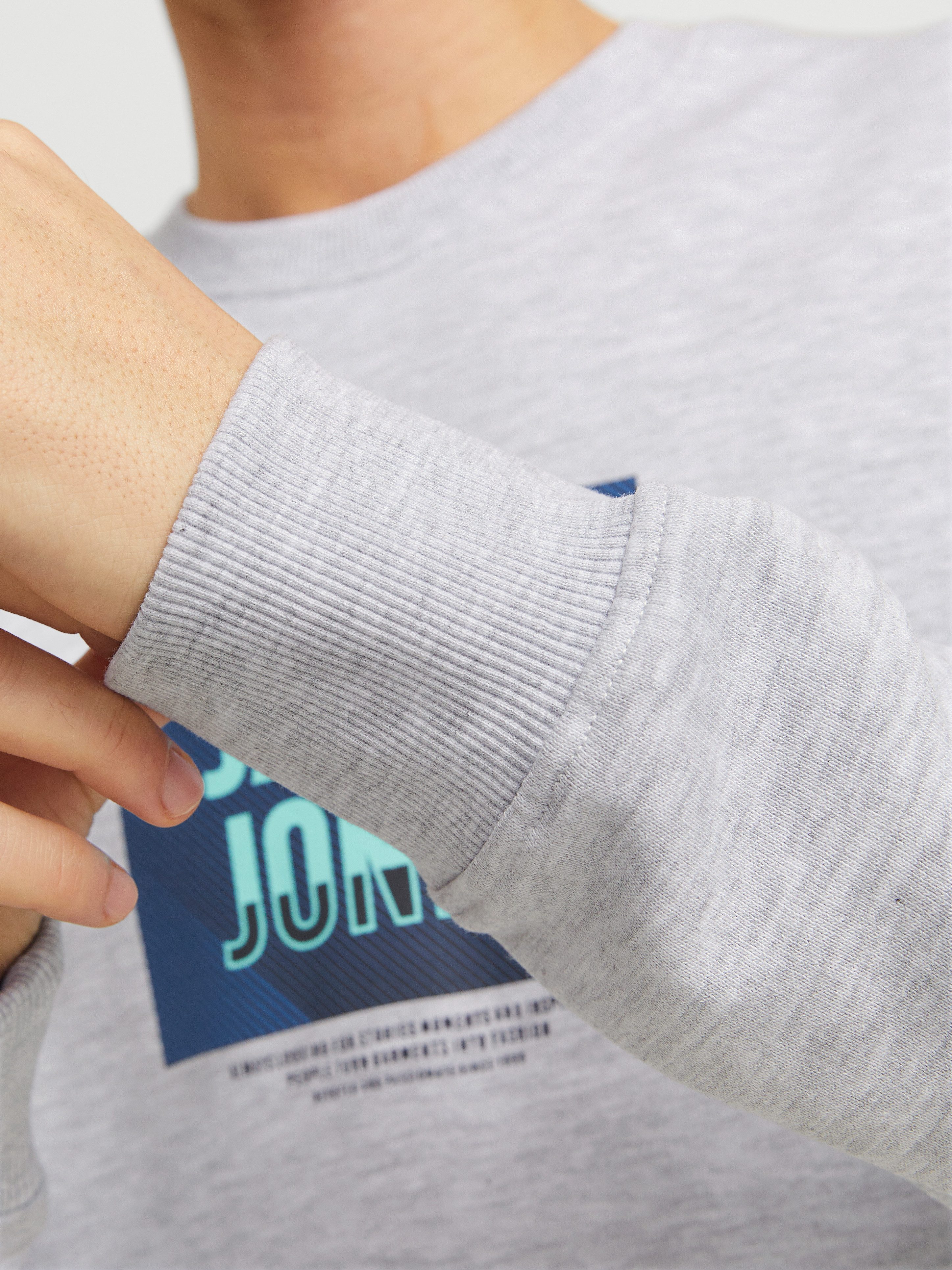 Jack & Jones Sweatshirt JJHUDSON – Sweatshirt mit Print, Rundhals und Kapuz günstig online kaufen