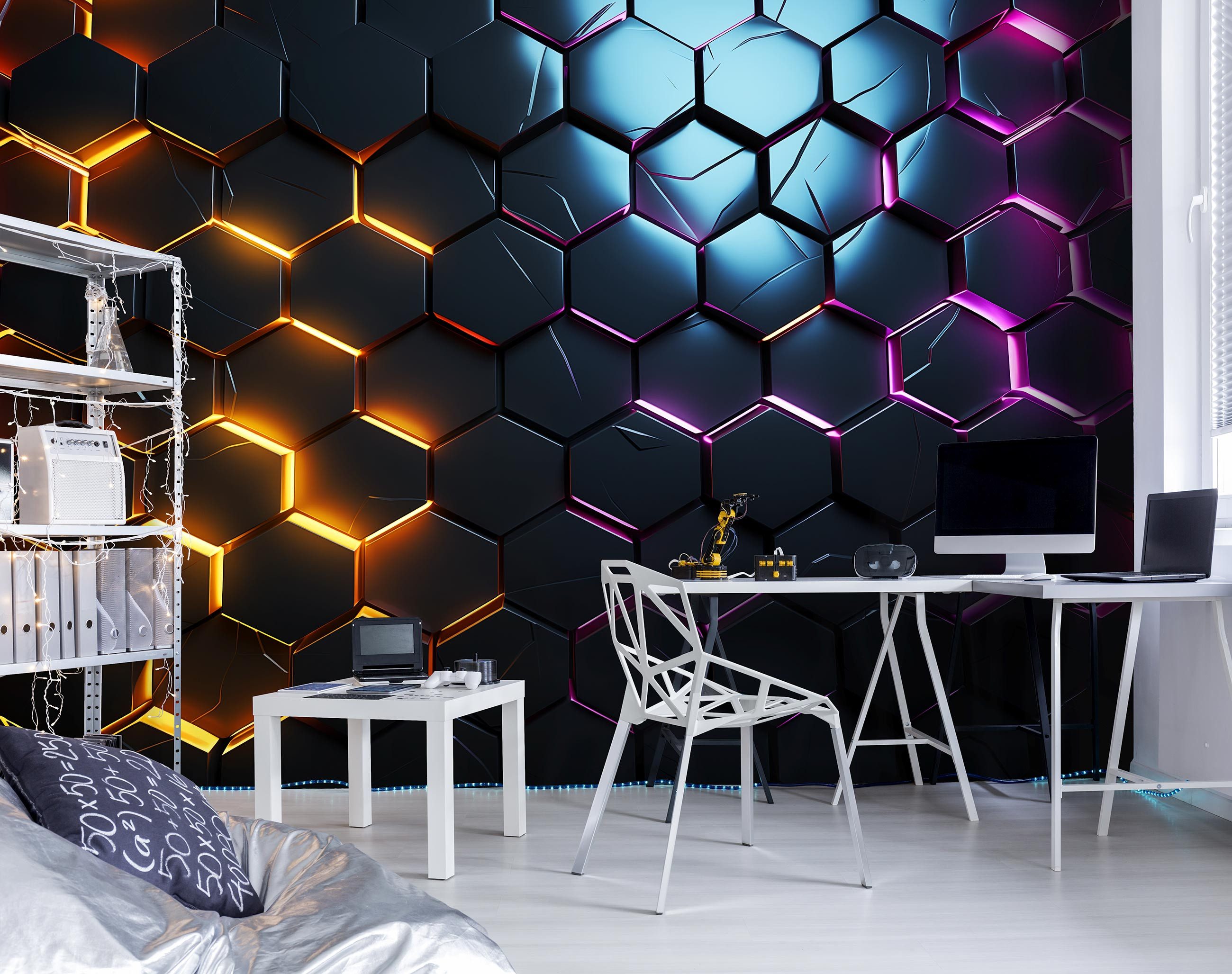 Wallarena Fototapete Kinderzimmer Jugend Junge Gaming Game 3D Effekt Vlies günstig online kaufen