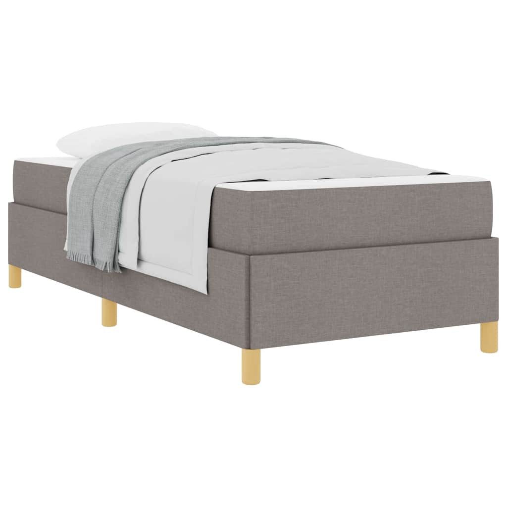 vidaXL Bett Boxspringbett mit Matratze Taupe günstig online kaufen