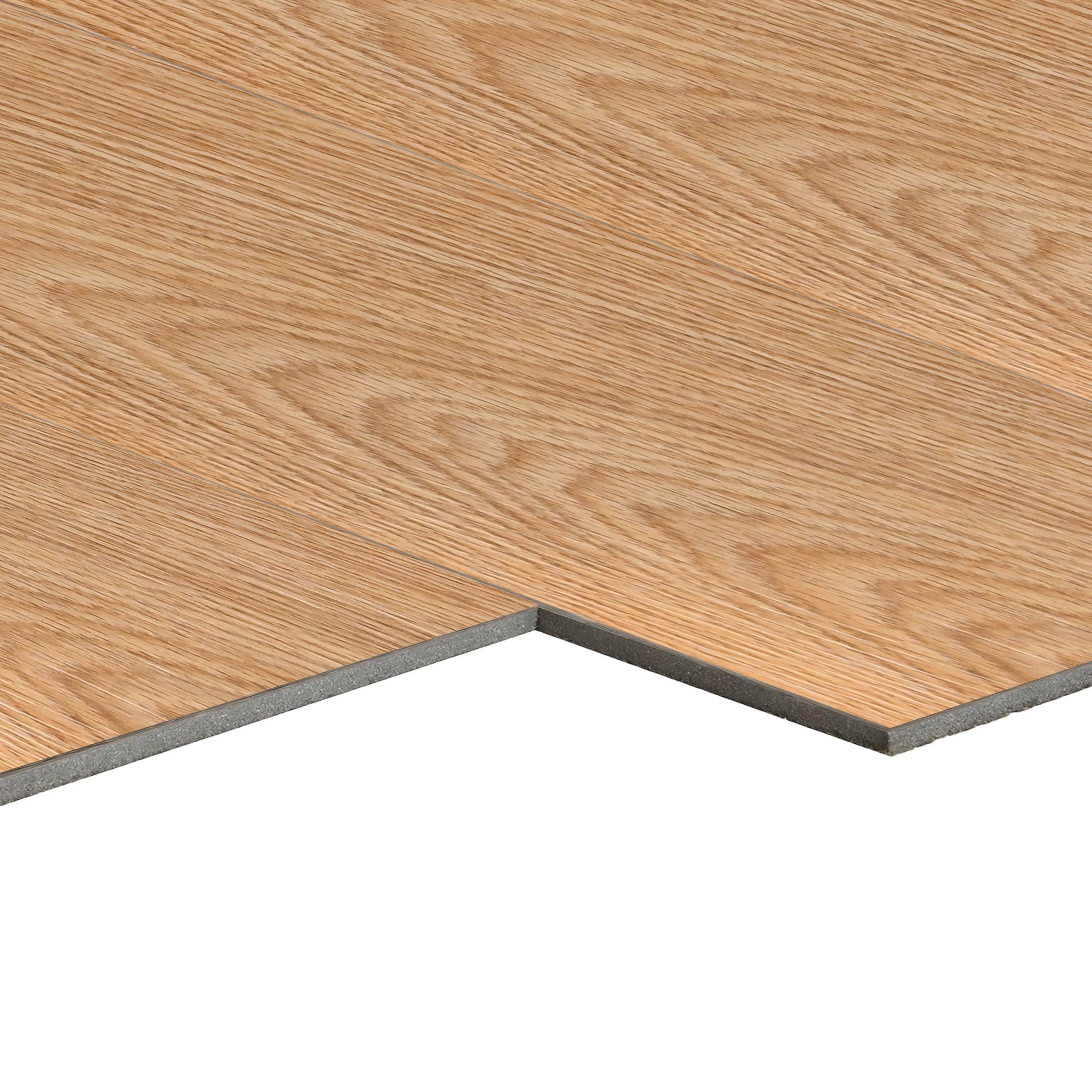 Dekor-Dielen Selbstklebend UISEBRT Bodenbelag Warm Vinylboden Holz-Optik Oak PVC