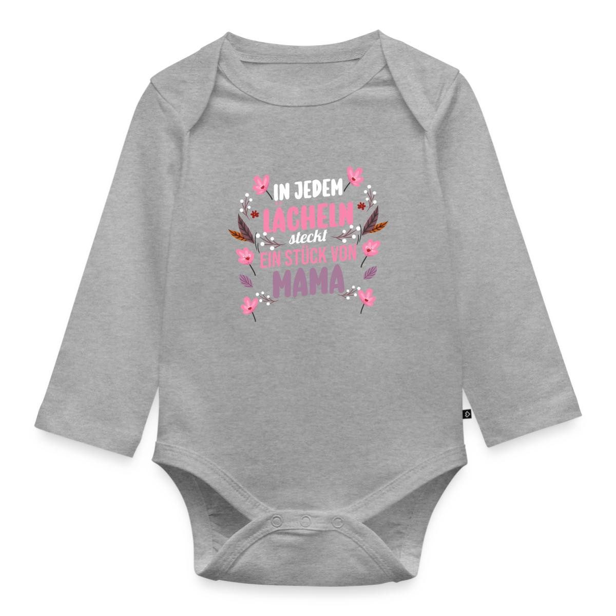 Langarmbody Jedes Lächeln Ein Stück Mama Tages Baby Body Langarm