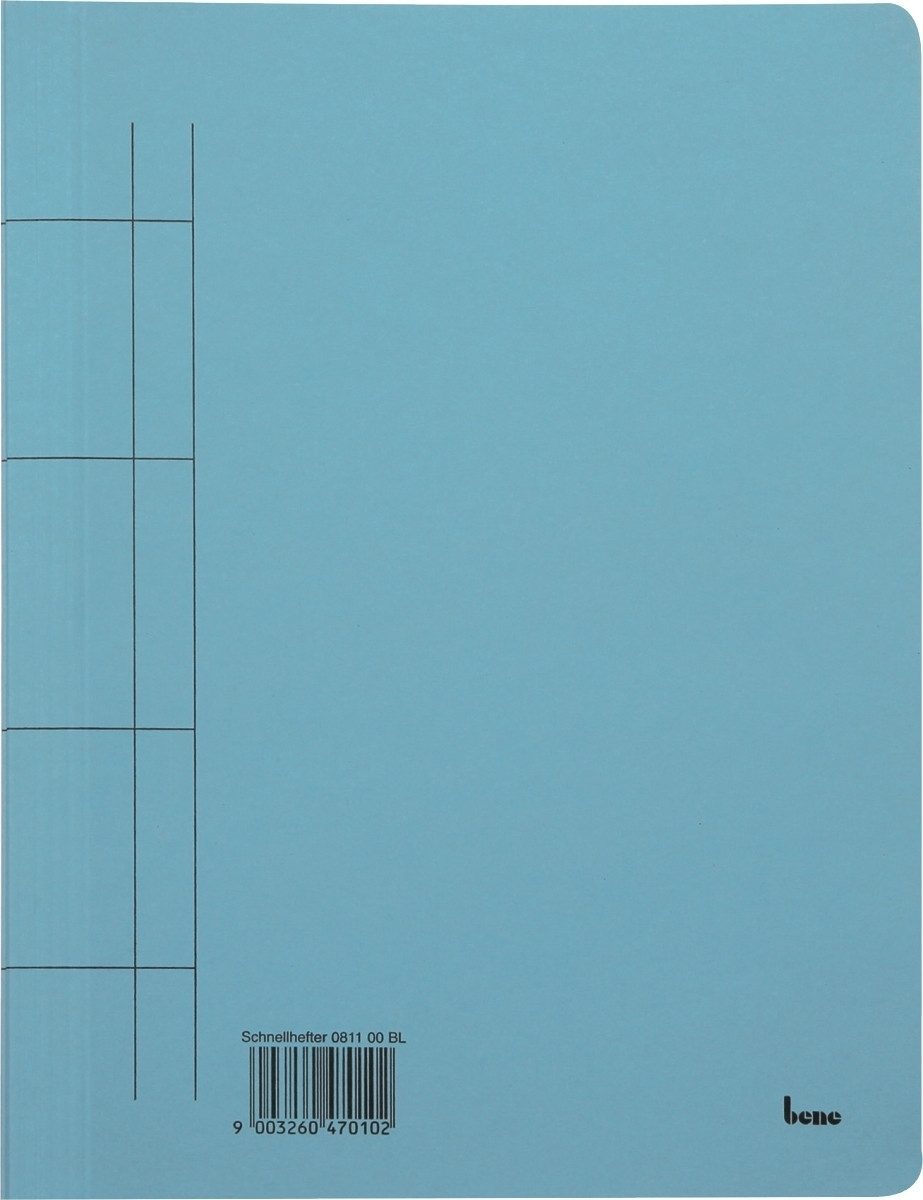 Hefter Schnellhefter A4 Karton blau