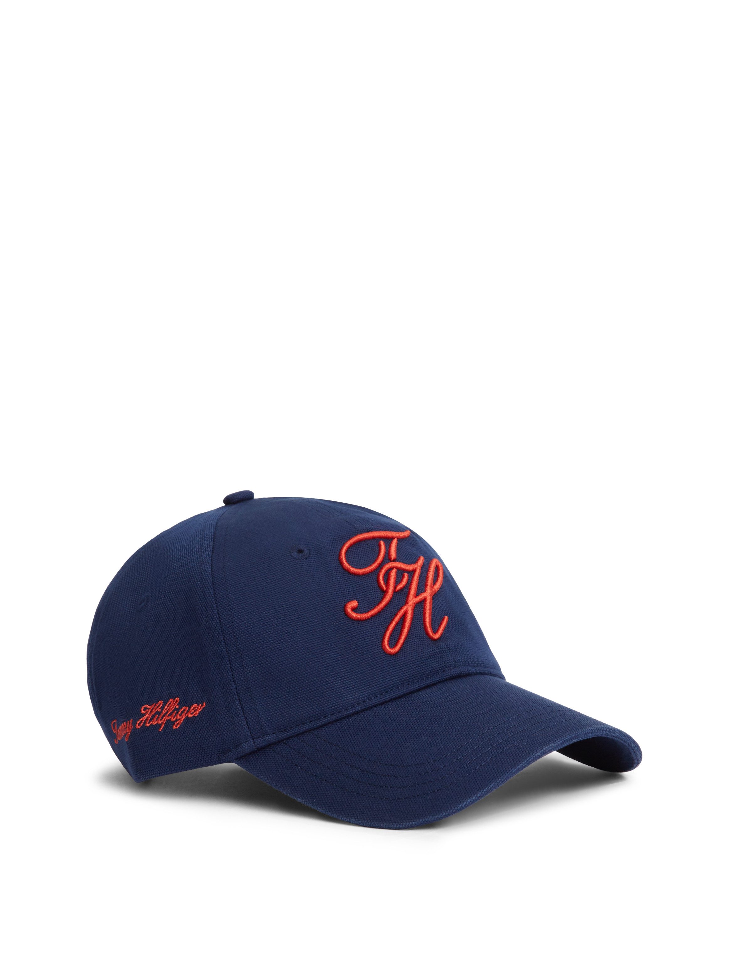 Tommy Hilfiger Baseball Cap TH SCRIPT SOFT 6 PANEL mit Logo-Stickerei, Umfang 58 cm