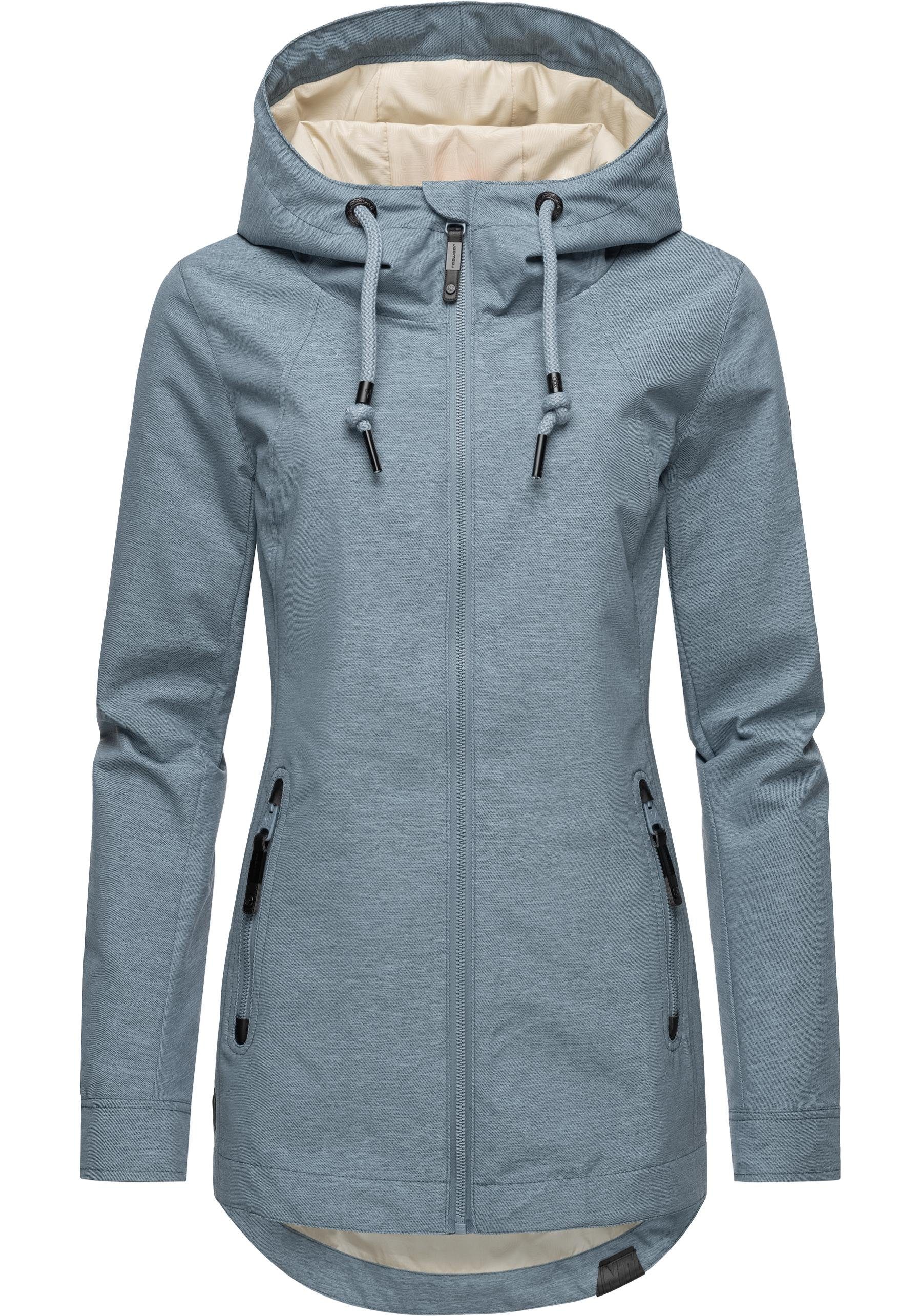 Ragwear Outdoorjacke Zuzka stylische Übergangsjacke mit großer Kapuze günstig online kaufen