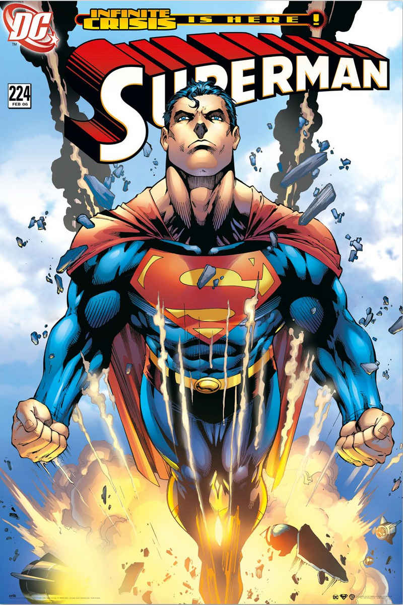 Grupo Erik Poster DC Comics Poster Superman Infinite Crisis Is Here! 61 x 91,5 cm