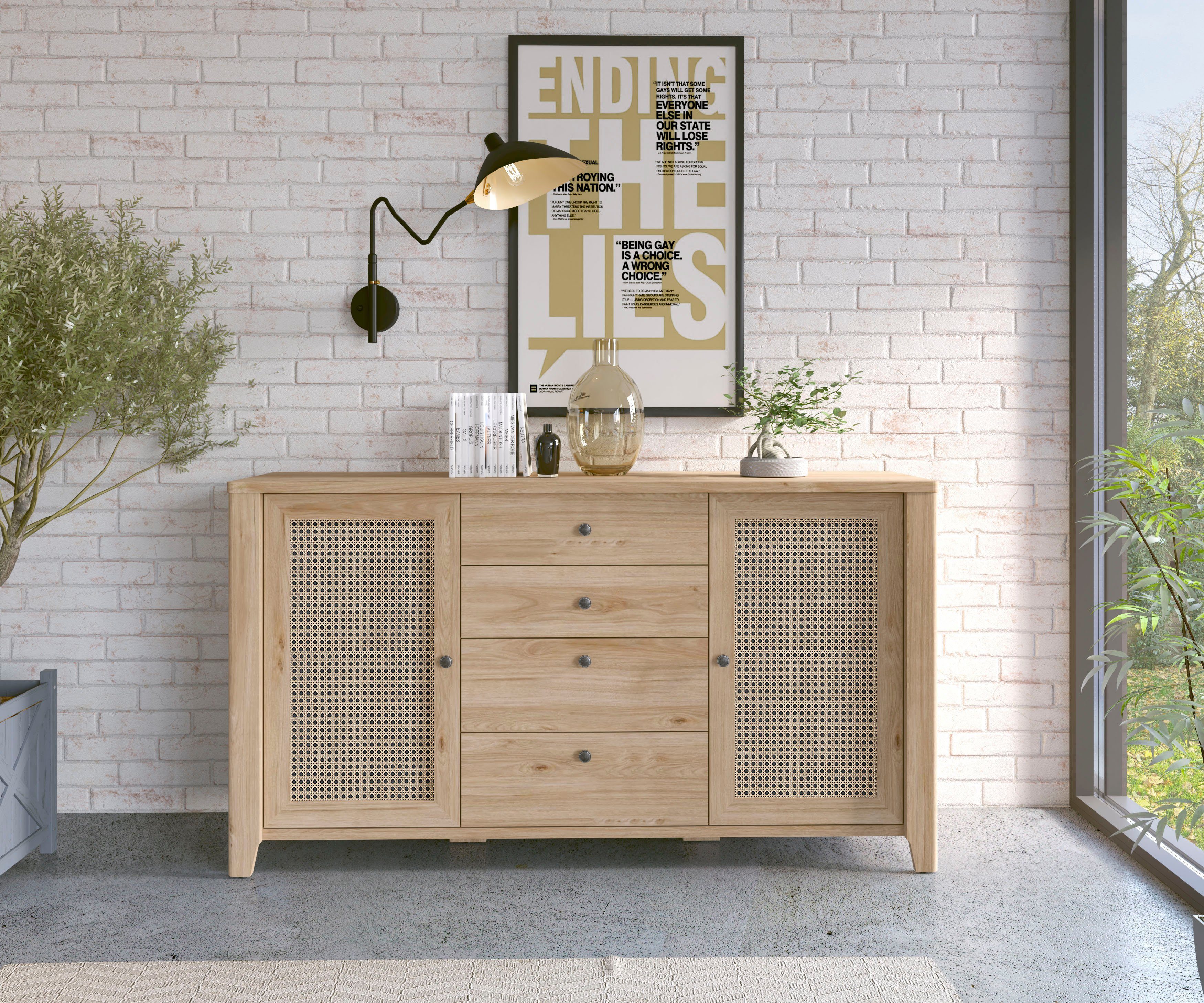 Sideboard ca. 164 cm Breite INOSIGN CESTINO,