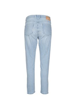 ANGELS Slim-fit-Jeans Jeans Skinny Ankle Zip mit Streifen mit Reißverschluss