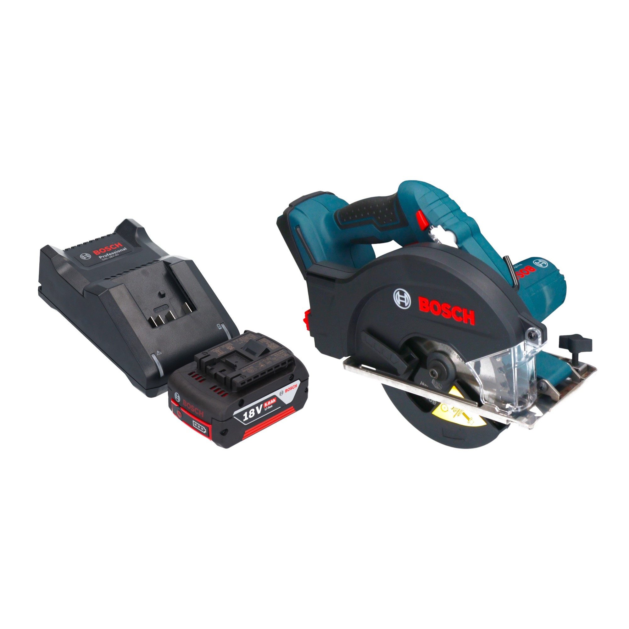 Bosch Professional Akku-Handkreissäge GKM 18V-50 Professional Akku Metall Handkreissäge 18 V 136 mm