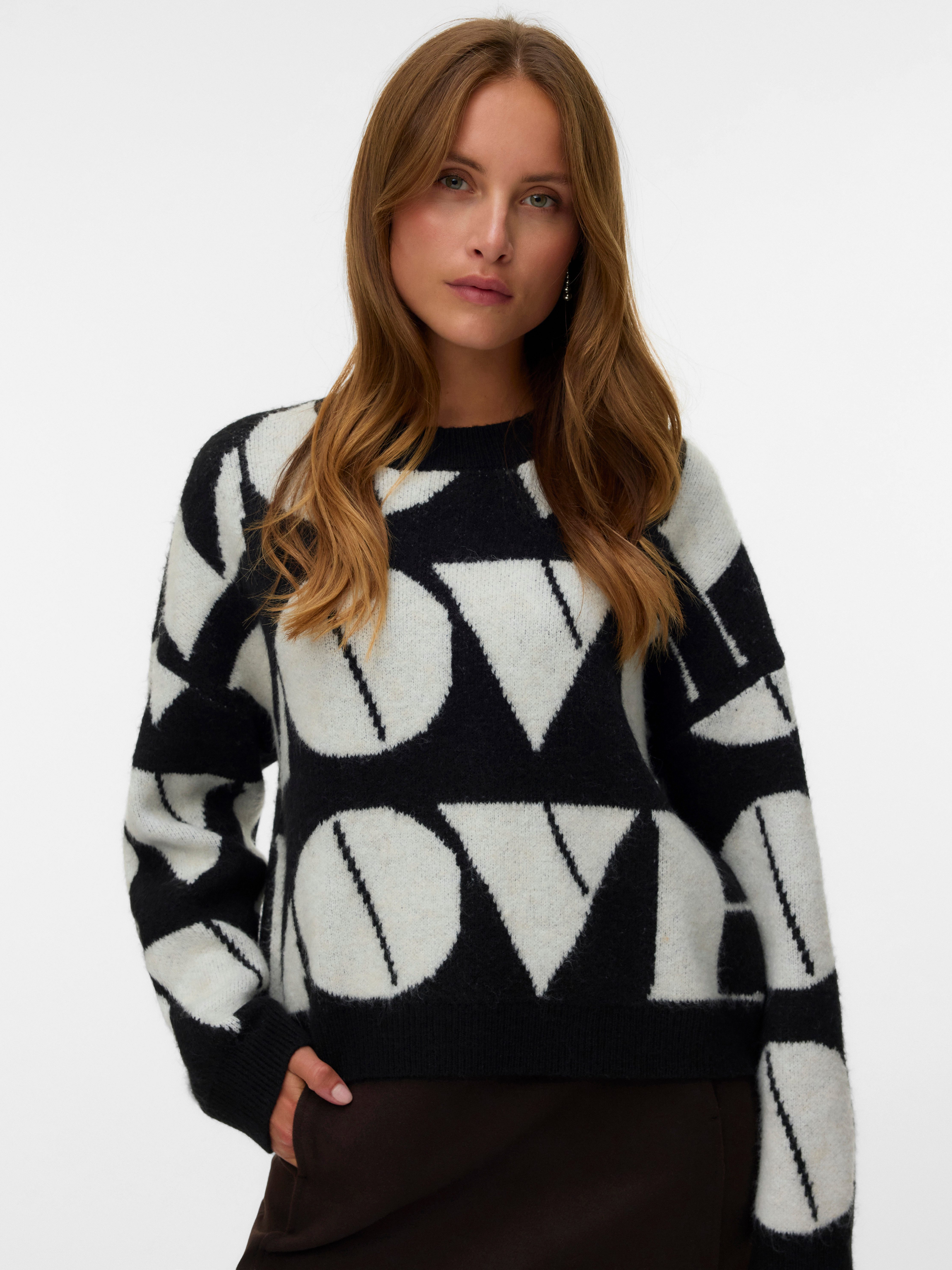 Vero Moda Strickpullover VMLOVE LS O-NECK günstig online kaufen