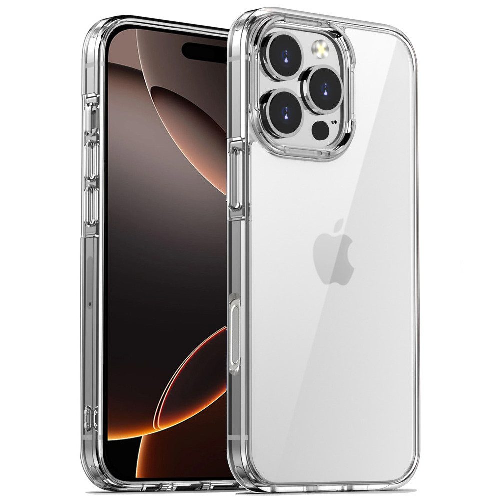 FITSU Handyhülle Transparente Hülle für Apple iPhone 16 Pro Max Handyhülle 6,9 Zoll, Durchsichtige Schutzhülle für Apple iPhone 16 Pro Max Hybrid Case