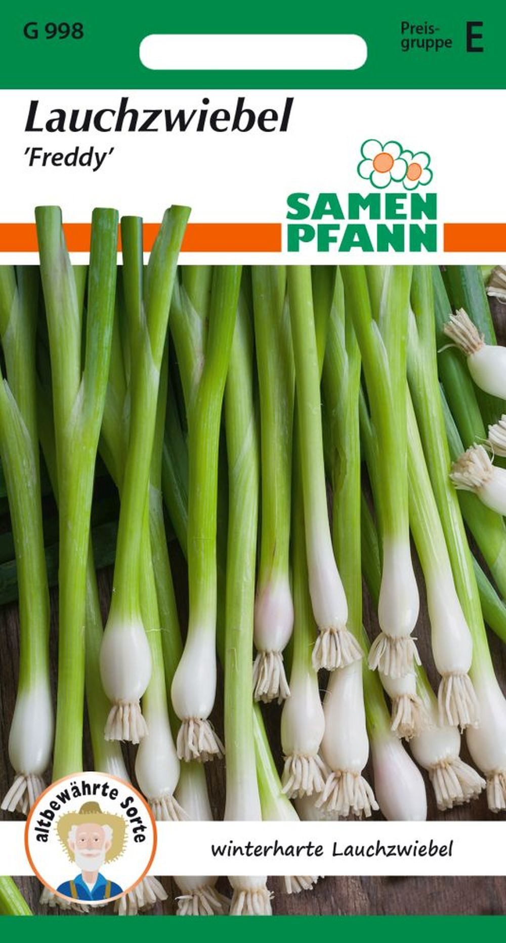 SAMEN PFANN Gemüsesamen Lauchzwiebel, Winterhecke, Freddy - Saatgut Zwiebel-Samen Samen, Allium fistulosum