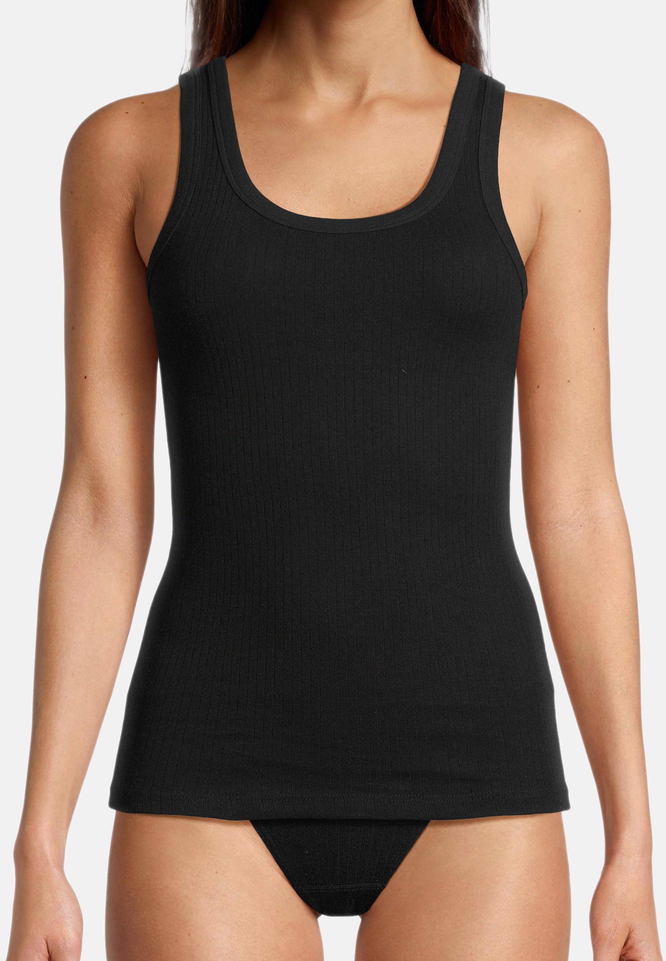 conta Unterhemd 3er Pack Feinripp (Spar-Set, 3-St) Unterhemd / Top - Baumwolle - Atmungsaktiv - Weiche Feinripp Qualität