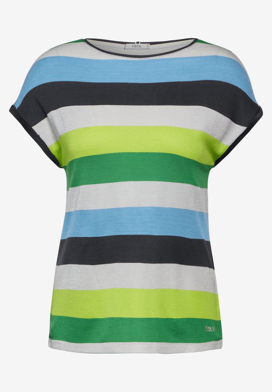 CECIL T-Shirt bold stripe with lurex günstig online kaufen