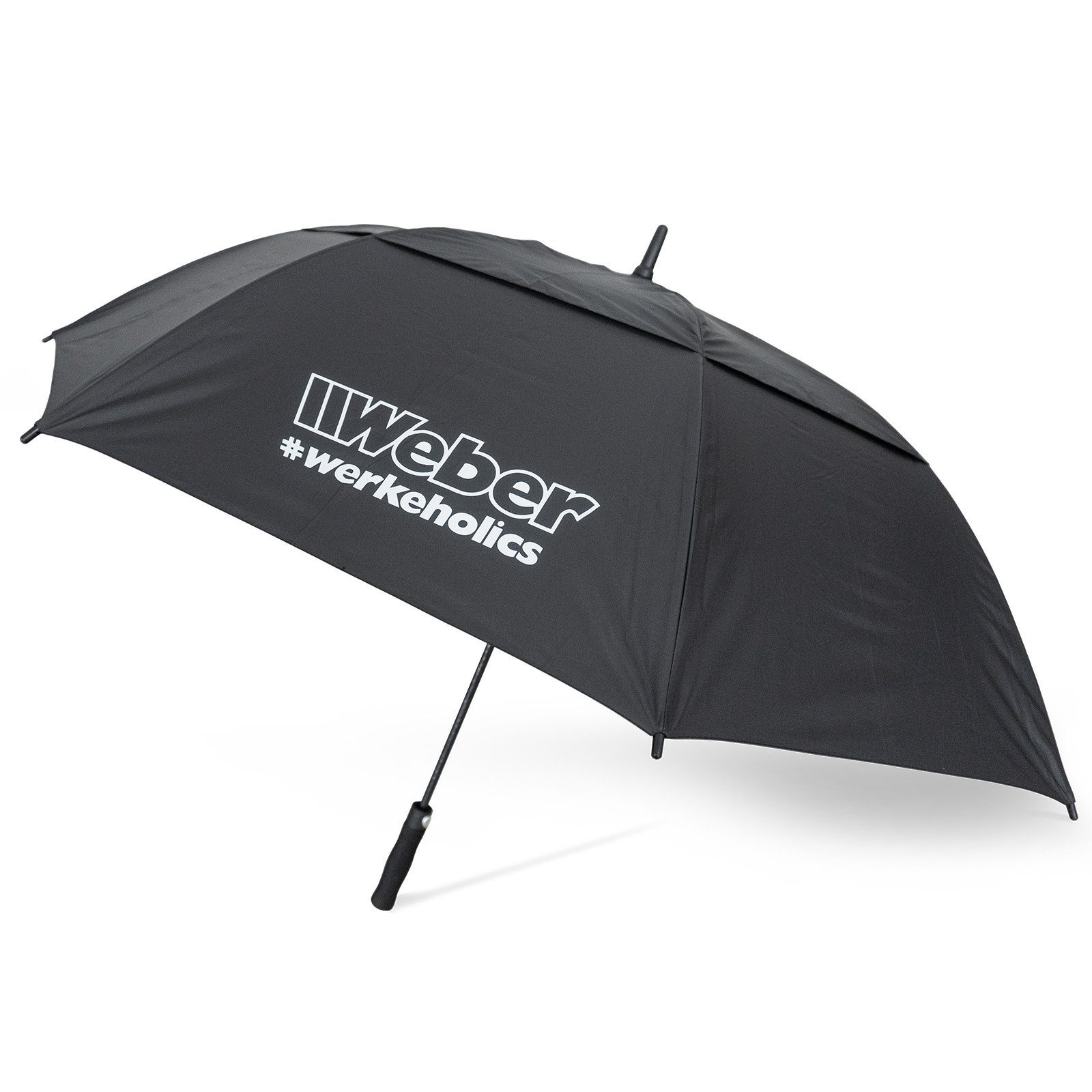 Weber GmbH Stockregenschirm Weber #Werkeholics Regenschirm günstig online kaufen