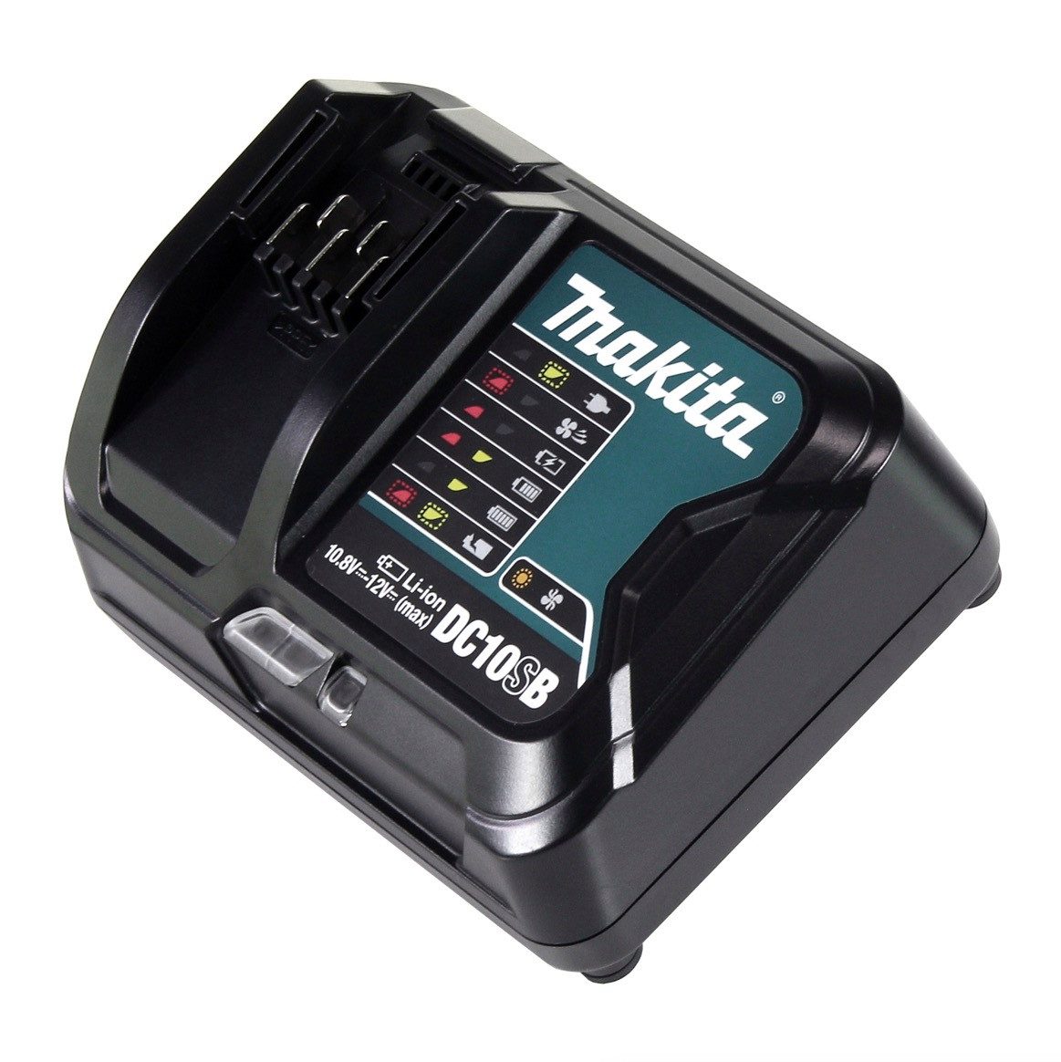 Makita DC 10 SB Schnell Ladegerät für 10,8 - 12V Li-Ion Akkus (197363-4) Schnelllade-Gerät
