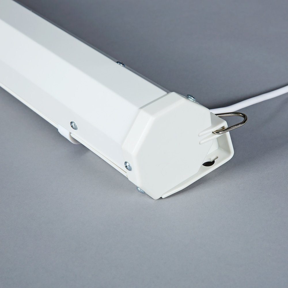 Melko Leinwand Beamerleinwand Motor HDTV Präsentationswand Kinoleinwand HD Motorleinwand (Schweres 3-Schicht Gewebetuch ca.500 g/m)