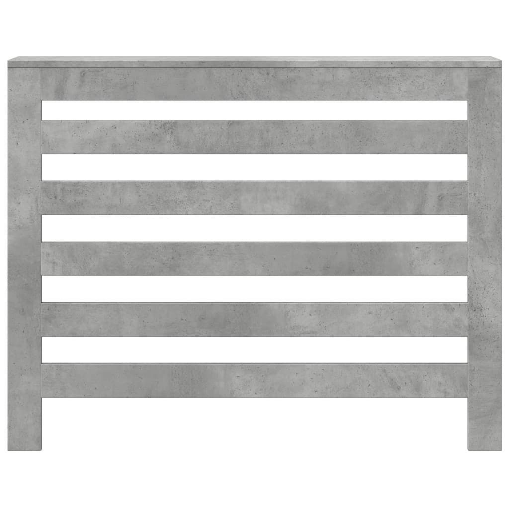 vidaXL Heizkörper Heizkörperverkleidung Betongrau 104x20x82 cm Holzwerkstoff