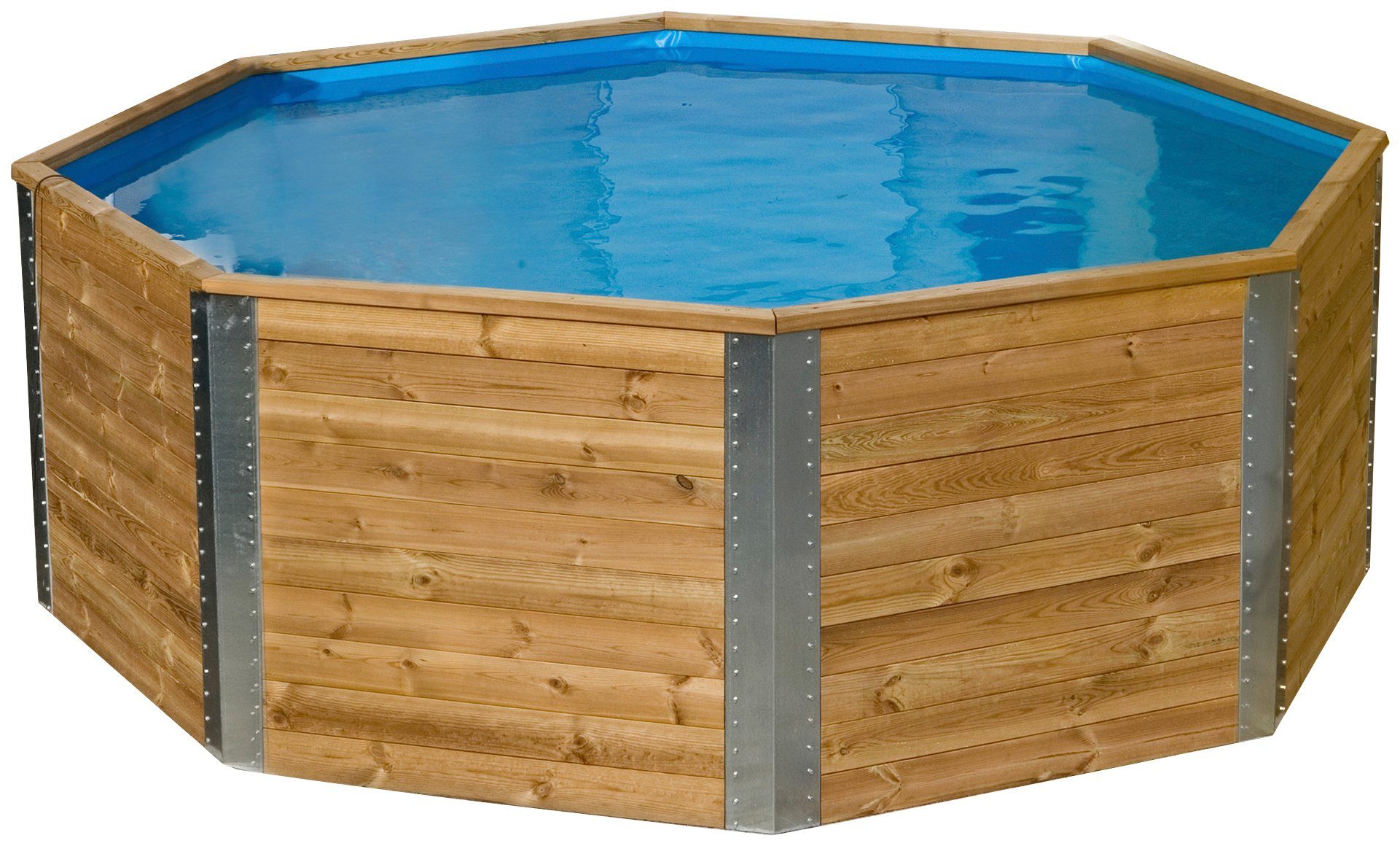 weka Achteckpool MALI 1 (Set, 4-tlg), 4-tlg., BxLxH: 325x325x116 cm