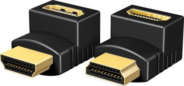 ICY BOX ICY BOX 2x HDMI Winkeladapter mit zwei verschiedenen Ausrichtungen Computer-Adapter