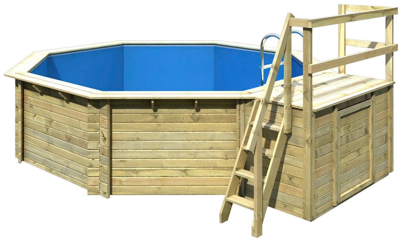 Karibu Achteckpool TOSCANA Set B ØxH: günstig online kaufen