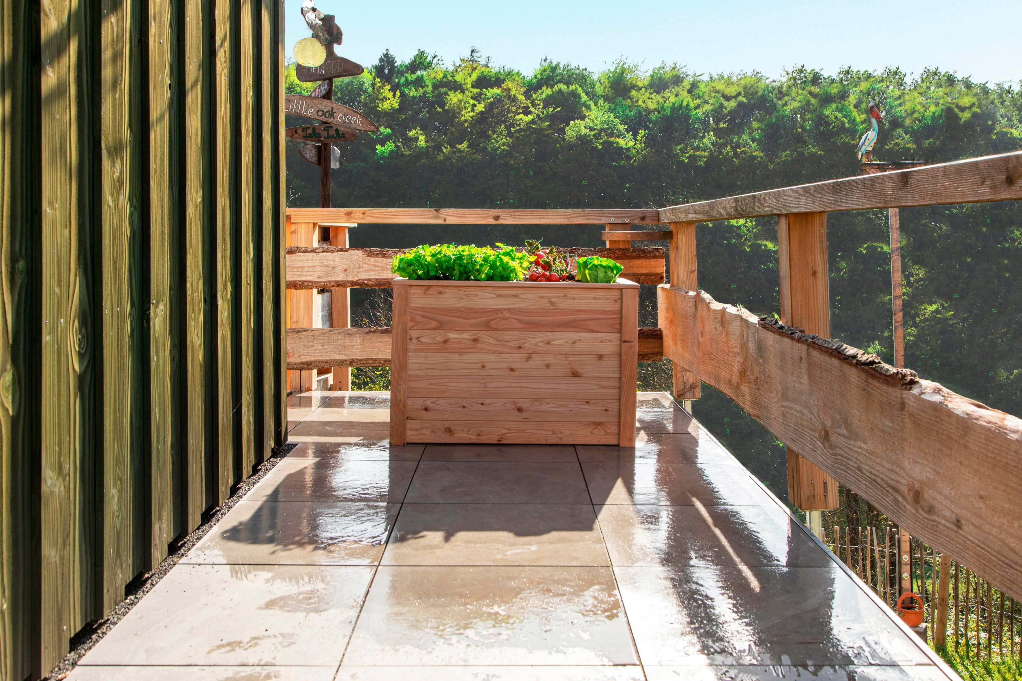 WESTMANN Hochbeet WMHL100, 330 l, BxTxH: 65x65x66 cm