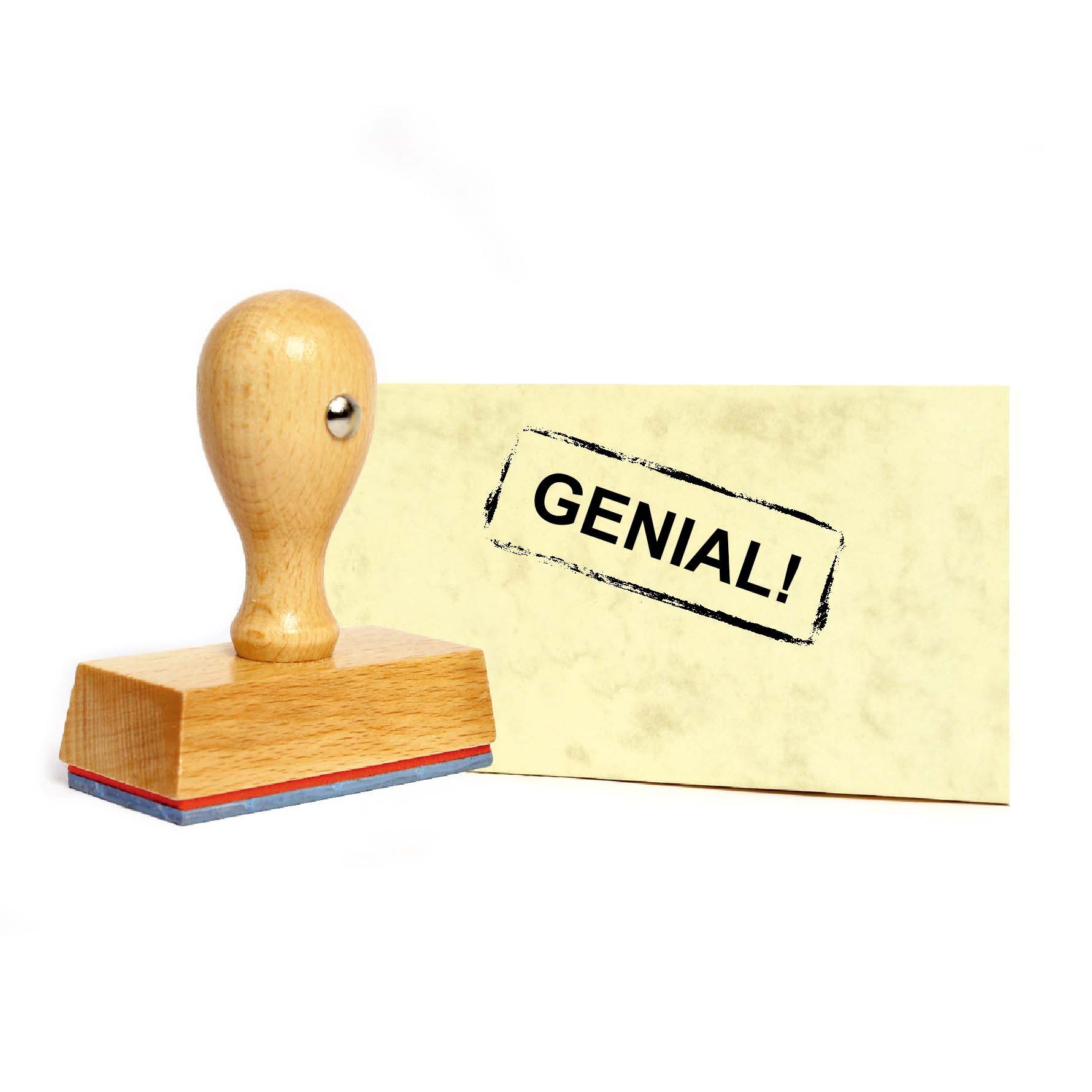 Dekolando Stempel Lehrerstempel Schule GENIAL