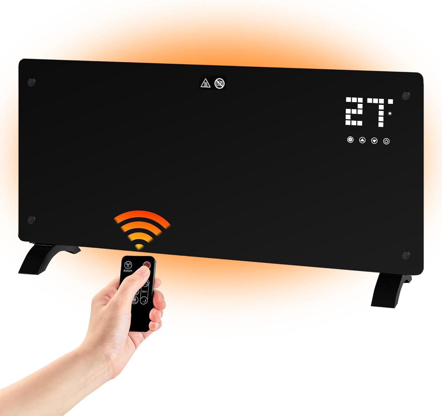 ZMH Konvektor Heizung Elektrisch Elektroheizung - 2000W /2500W, 2000 W