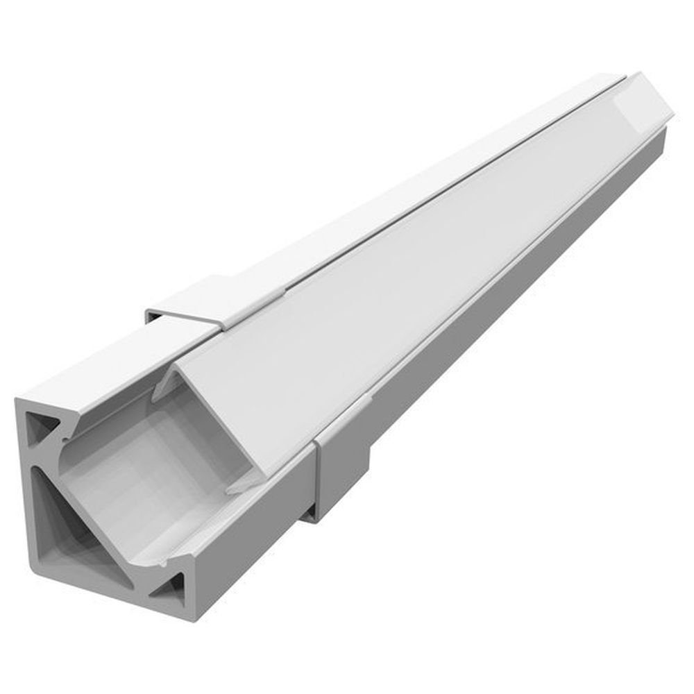 SLV Weiß Schienenprofil Grazia LED 1-flammig, in Streifen 10 LED-Stripe-Profil 2m, Profilelemente
