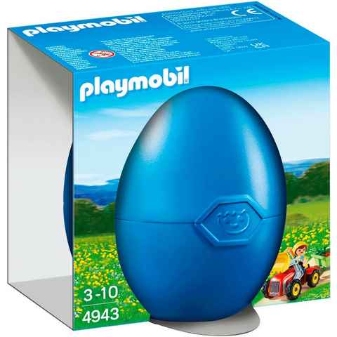 Playmobil® Konstruktions-Spielset Junge mit Kindertraktor (4943), Playmobil, Made in Europe